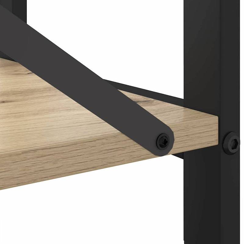 vidaXL Könyvespolc Sonoma tölgy 60 x 30 x 50 cm Faanyag