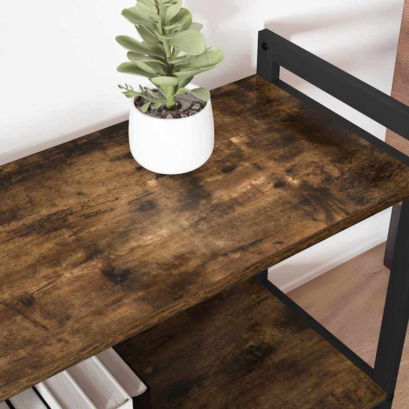 vidaXL Könyvespolc Füstölt tölgy 60 x 30 x 50 cm Faanyag