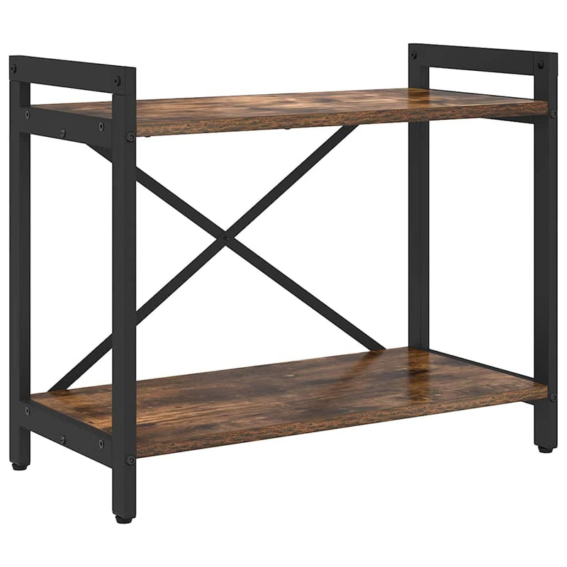 vidaXL Könyvespolc Füstölt tölgy 60 x 30 x 50 cm Faanyag