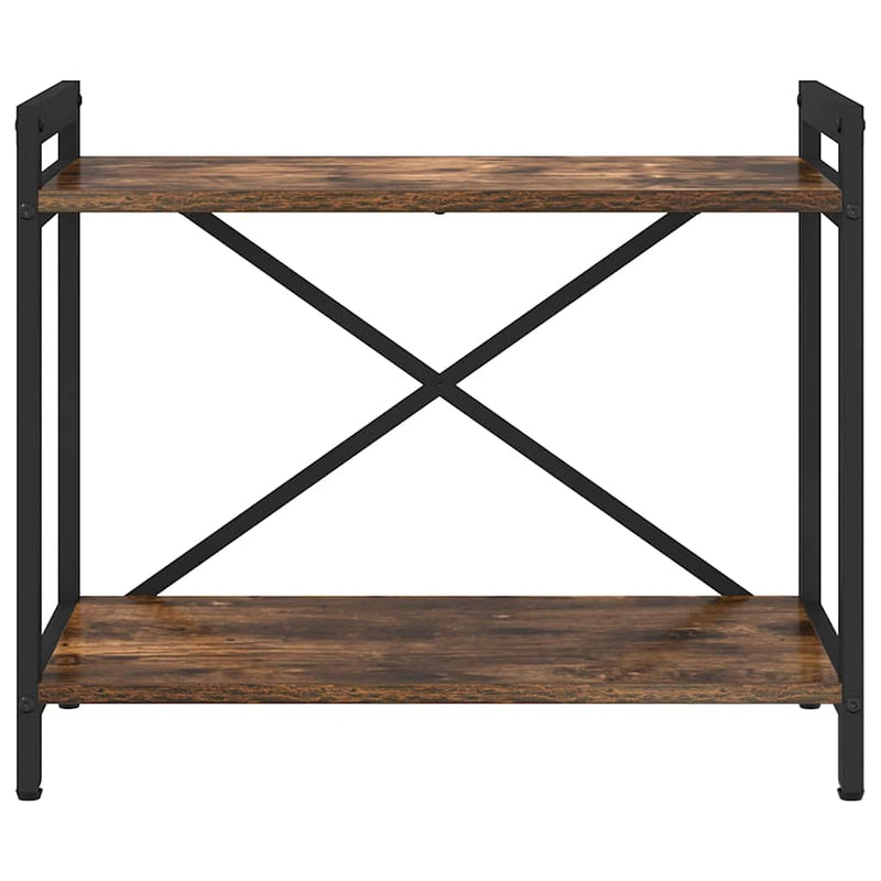 vidaXL Könyvespolc Füstölt tölgy 60 x 30 x 50 cm Faanyag