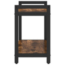 vidaXL Könyvespolc Füstölt tölgy 60 x 30 x 50 cm Faanyag