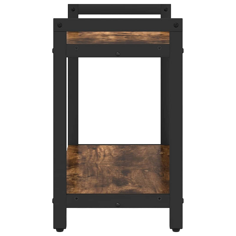 vidaXL Könyvespolc Füstölt tölgy 60 x 30 x 50 cm Faanyag