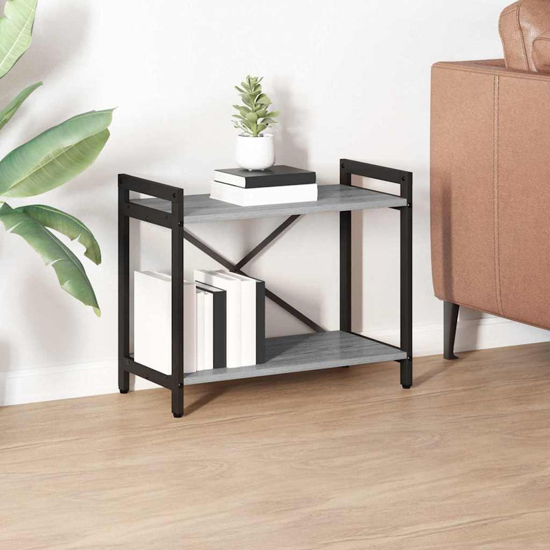 vidaXL Könyvespolc Szürke sonoma 60 x 30 x 50 cm Faanyag