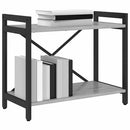 vidaXL Könyvespolc Szürke sonoma 60 x 30 x 50 cm Faanyag