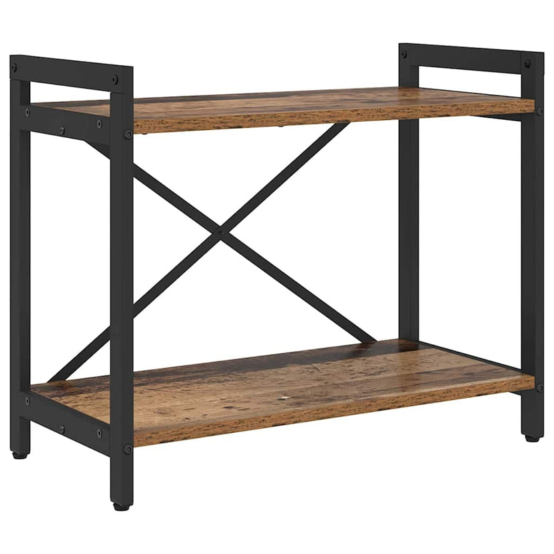 vidaXL Könyvespolc Régi fa 60 x 30 x 50 cm Faanyag