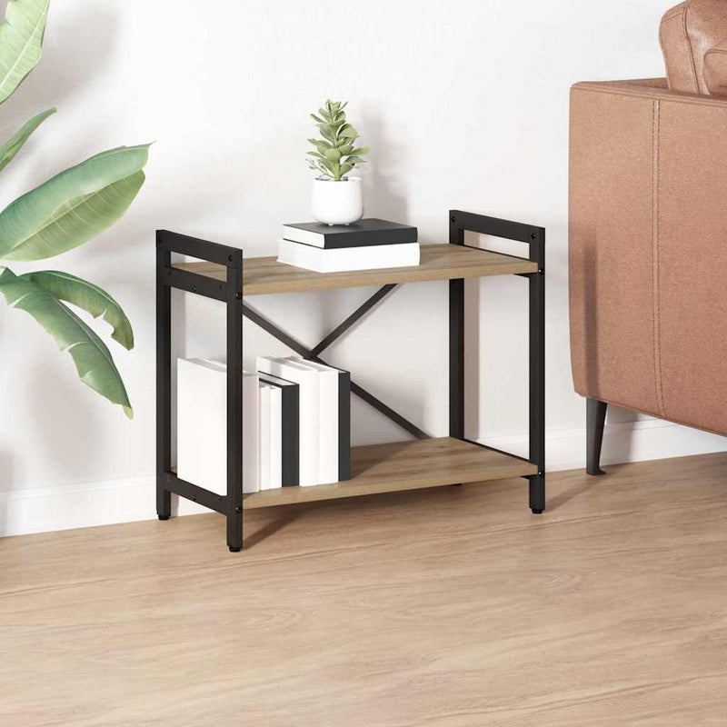 vidaXL Könyvespolc Artisan tölgy 60 x 30 x 50 cm Faanyag