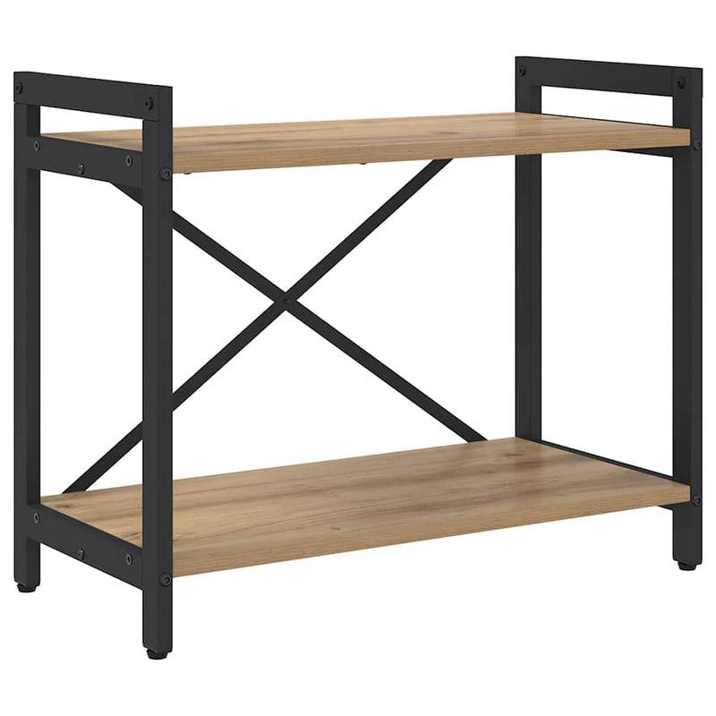 vidaXL Könyvespolc Artisan tölgy 60 x 30 x 50 cm Faanyag