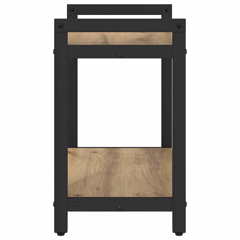 vidaXL Könyvespolc Artisan tölgy 60 x 30 x 50 cm Faanyag