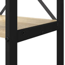 vidaXL Könyvespolc Sonoma tölgy 80 x 30 x 189,5 cm Faanyag