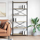 vidaXL Könyvespolc Sonoma tölgy 40 x 30 x 85 cm Faanyag