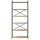 vidaXL Könyvespolc Sonoma tölgy 40 x 30 x 85 cm Faanyag