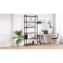 vidaXL Könyvespolc Füstölt tölgy 80 x 30 x 189,5 cm Faanyag