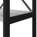 vidaXL Könyvespolc Szürke sonoma 80 x 30 x 189,5 cm Faanyag