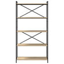 vidaXL Könyvespolc Sonoma tölgy 80 x 30 x 155 cm Faanyag