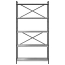 vidaXL Könyvespolc Szürke sonoma 80 x 30 x 155 cm Faanyag