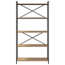 vidaXL Könyvespolc Artisan tölgy 80 x 30 x 155 cm Faanyag