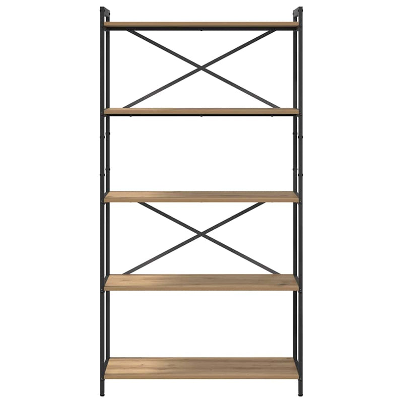 vidaXL Könyvespolc Artisan tölgy 80 x 30 x 155 cm Faanyag