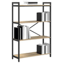 vidaXL Könyvespolc Sonoma tölgy 80 x 30 x 120 cm Faanyag