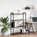 vidaXL Könyvespolc Füstölt tölgy 80 x 30 x 120 cm Faanyag