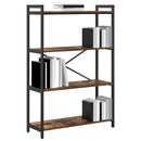 vidaXL Könyvespolc Füstölt tölgy 80 x 30 x 120 cm Faanyag