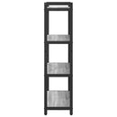 vidaXL Könyvespolc Szürke sonoma 80 x 30 x 120 cm Faanyag