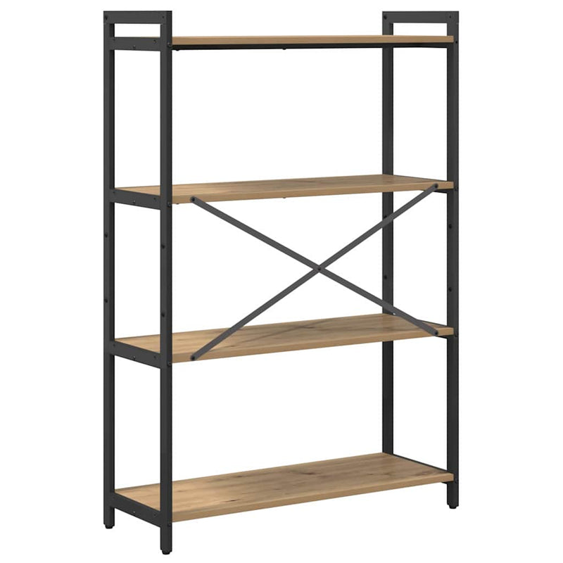 vidaXL Könyvespolc Artisan tölgy 80 x 30 x 120 cm Faanyag