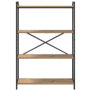 vidaXL Könyvespolc Artisan tölgy 80 x 30 x 120 cm Faanyag