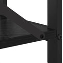 vidaXL Könyvespolc Fekete tölgy 80 x 30 x 85 cm Faanyag