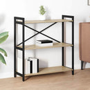 vidaXL Könyvespolc Sonoma tölgy 80 x 30 x 85 cm Faanyag