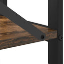 vidaXL Könyvespolc Füstölt tölgy 80 x 30 x 85 cm Faanyag