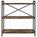 vidaXL Könyvespolc Füstölt tölgy 80 x 30 x 85 cm Faanyag