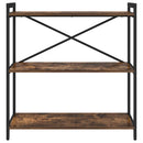 vidaXL Könyvespolc Füstölt tölgy 80 x 30 x 85 cm Faanyag
