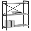 vidaXL Könyvespolc Szürke sonoma 80 x 30 x 85 cm Faanyag