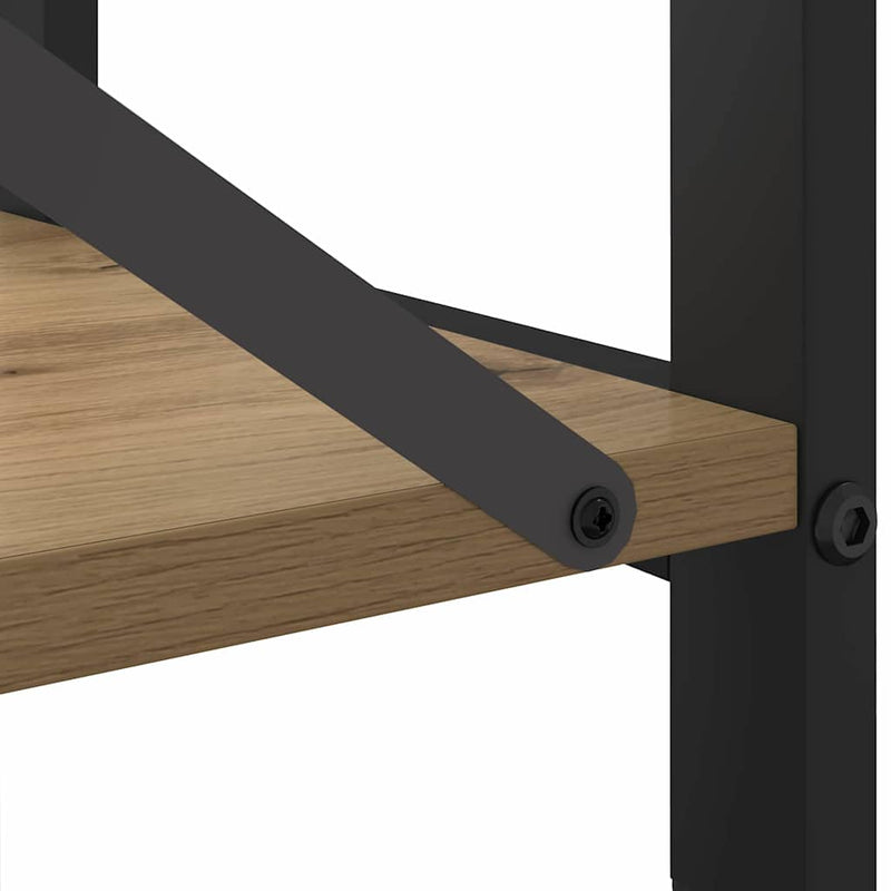 vidaXL Könyvespolc Artisan tölgy 80 x 30 x 85 cm Faanyag