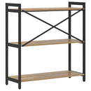 vidaXL Könyvespolc Artisan tölgy 80 x 30 x 85 cm Faanyag