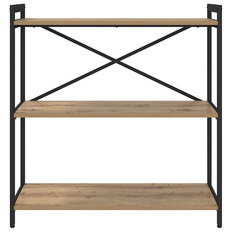 vidaXL Könyvespolc Artisan tölgy 80 x 30 x 85 cm Faanyag