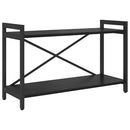 vidaXL Könyvespolc Fekete tölgy 80 x 30 x 50 cm Faanyag