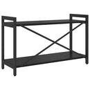 vidaXL Könyvespolc Fekete tölgy 80 x 30 x 50 cm Faanyag