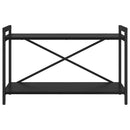 vidaXL Könyvespolc Fekete tölgy 40 x 30 x 85 cm Faanyag