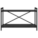 vidaXL Könyvespolc Fekete tölgy 80 x 30 x 50 cm Faanyag