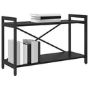 vidaXL Könyvespolc Fekete tölgy 80 x 30 x 50 cm Faanyag