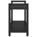 vidaXL Könyvespolc Fekete tölgy 80 x 30 x 50 cm Faanyag