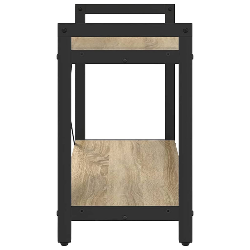 vidaXL Könyvespolc Sonoma tölgy 40 x 30 x 85 cm Faanyag