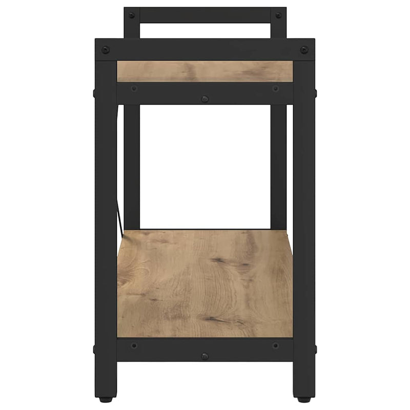 vidaXL Könyvespolc Artisan tölgy 40 x 30 x 85 cm Faanyag