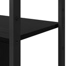 vidaXL Könyvespolc Fekete tölgy 80 x 30 x 155,5 cm Faanyag