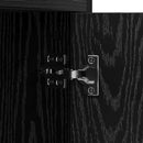 vidaXL Könyvespolc Fekete tölgy 80 x 30 x 155,5 cm Faanyag