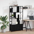 vidaXL Könyvespolc Fekete tölgy 80 x 30 x 155,5 cm Faanyag