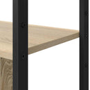 vidaXL Könyvespolc Sonoma tölgy 80 x 30 x 155,5 cm Faanyag