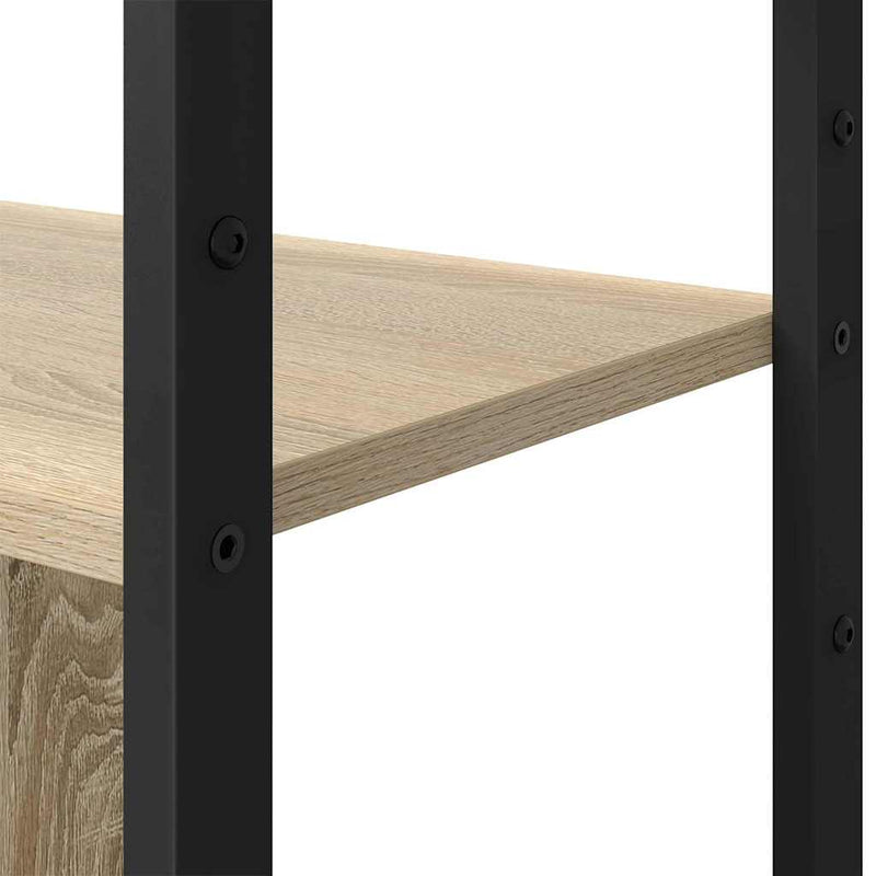 vidaXL Könyvespolc Sonoma tölgy 80 x 30 x 155,5 cm Faanyag