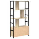 vidaXL Könyvespolc Sonoma tölgy 80 x 30 x 155,5 cm Faanyag